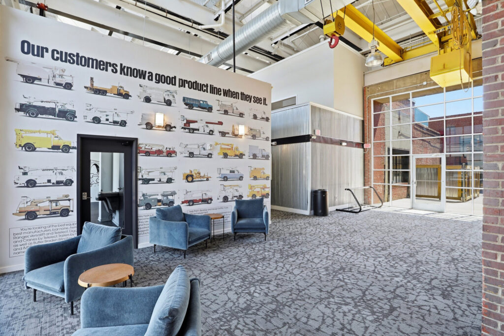 Hook and Ladder Lofts | Lounge Sitting Area